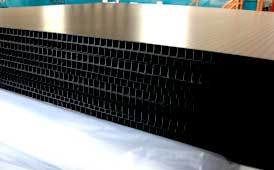 Ultra-thick and high-strength hollow sheet