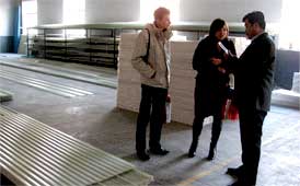 Foreign Customers Visit To Company